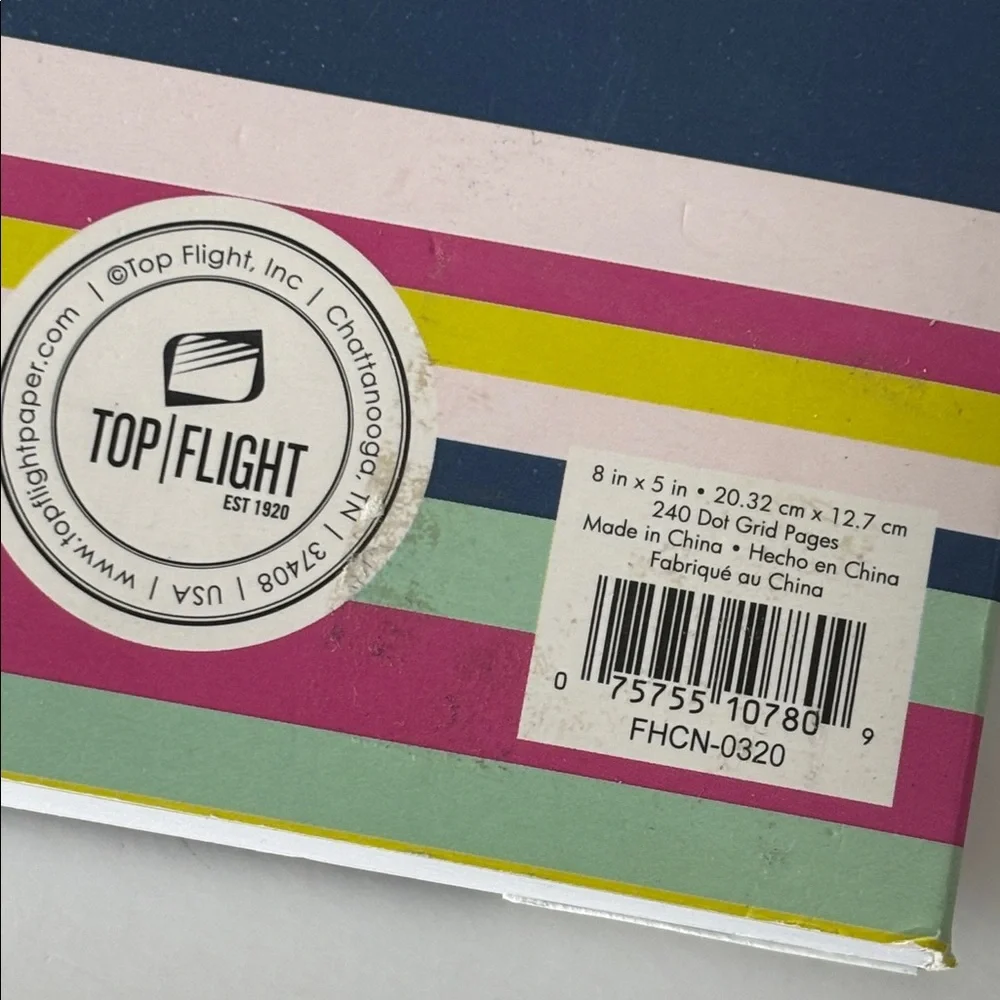 Top Flight Dot Grid Animal Balloon Journal Notebook